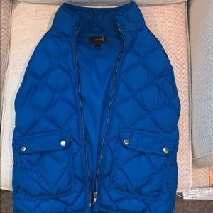 J. Crew blue vest
